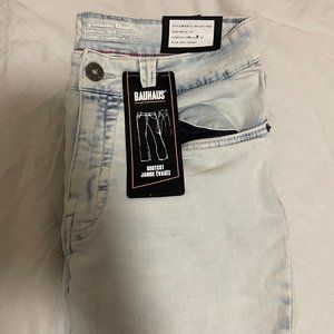 Light Wash Slim/Bootcut Fit Jeans